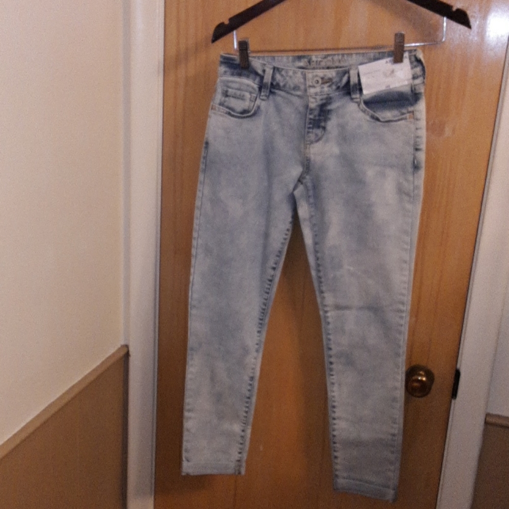 Arizona faded blue jegging crop Jeans size 1 - Picture 1 of 11